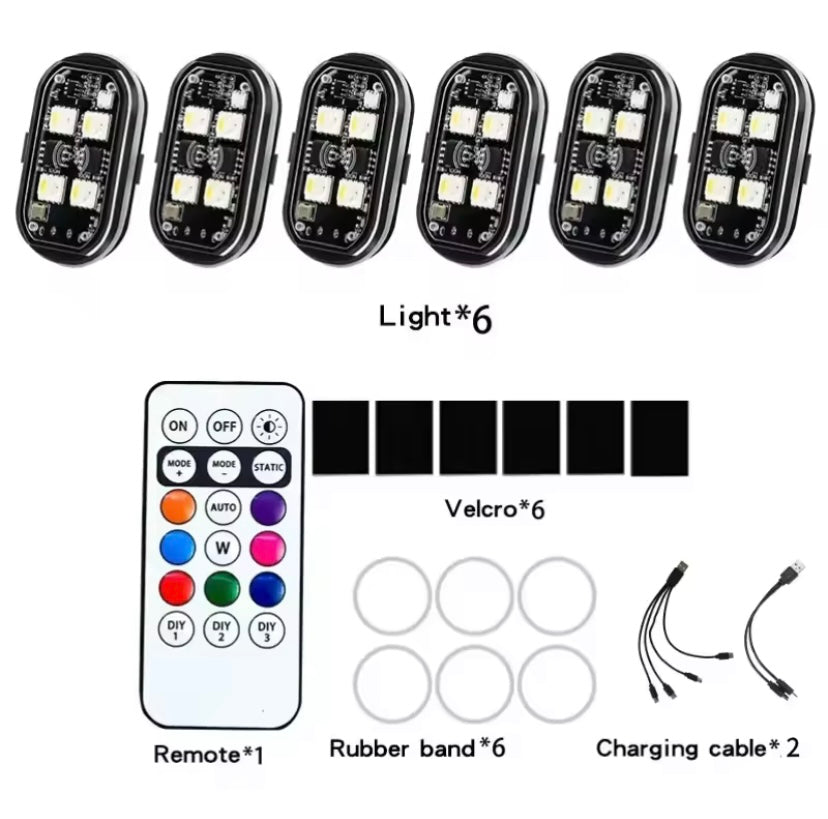Luces LED Estroboscópicas RGB