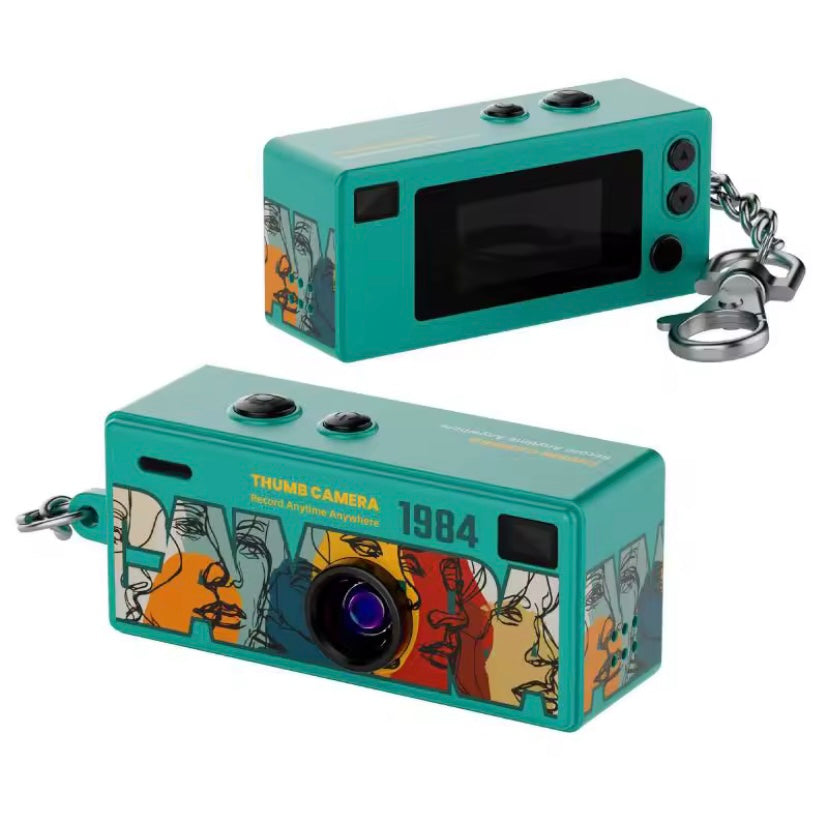 Mini Cámara Retro Llavero HD 1080P