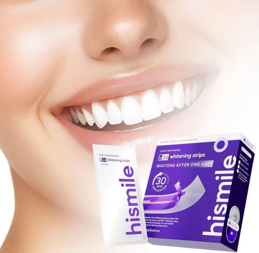 HiSmile Tiras Dentales Blanqueadoras 🦷