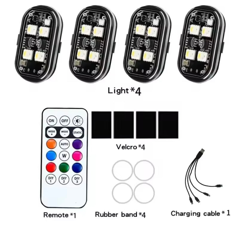 Luces LED Estroboscópicas RGB