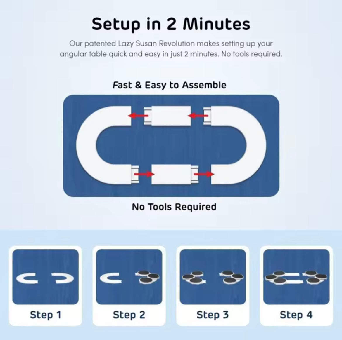 Bandeja giratoria 🌀