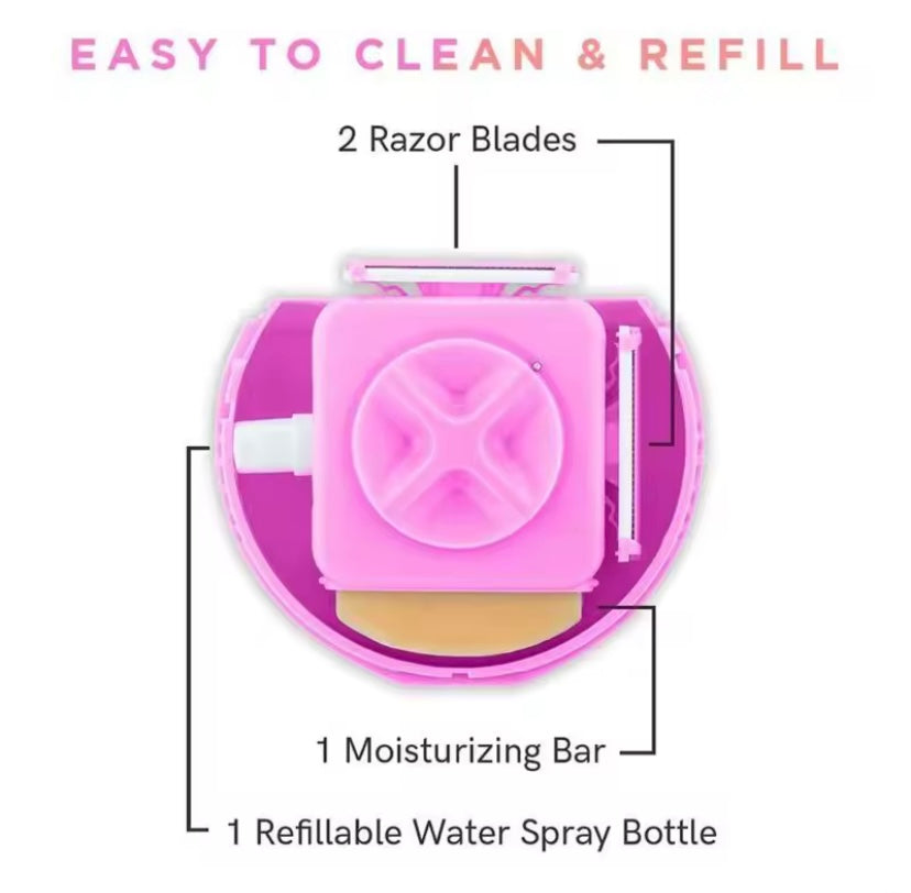 Depiladora Portátil 4 en 1 con Spray Recargable