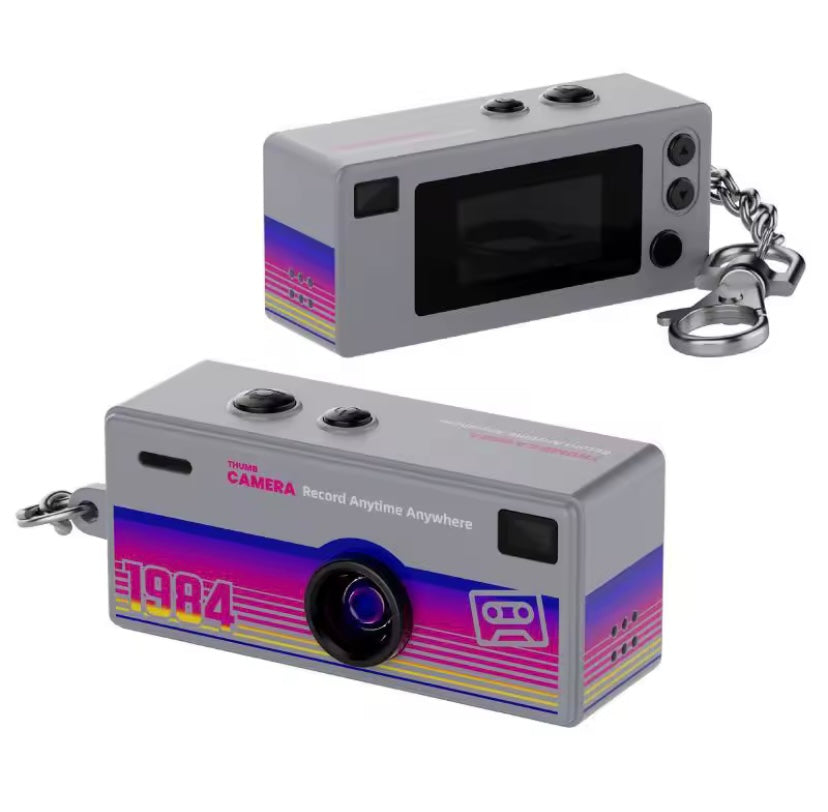 Mini Cámara Retro Llavero HD 1080P