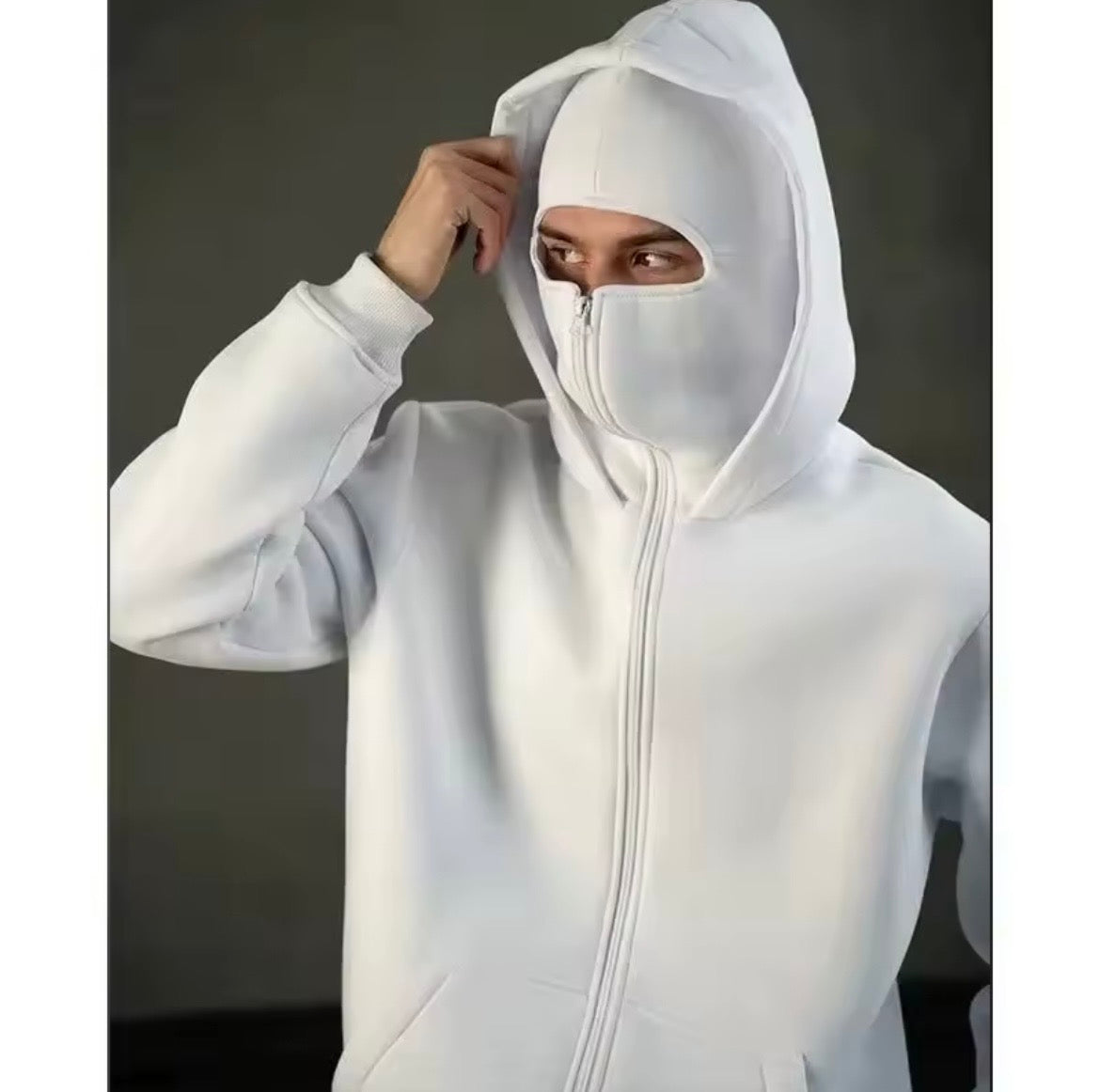 Buzo Full Zip Ninja Bicolor🥷🏻❤️🖤