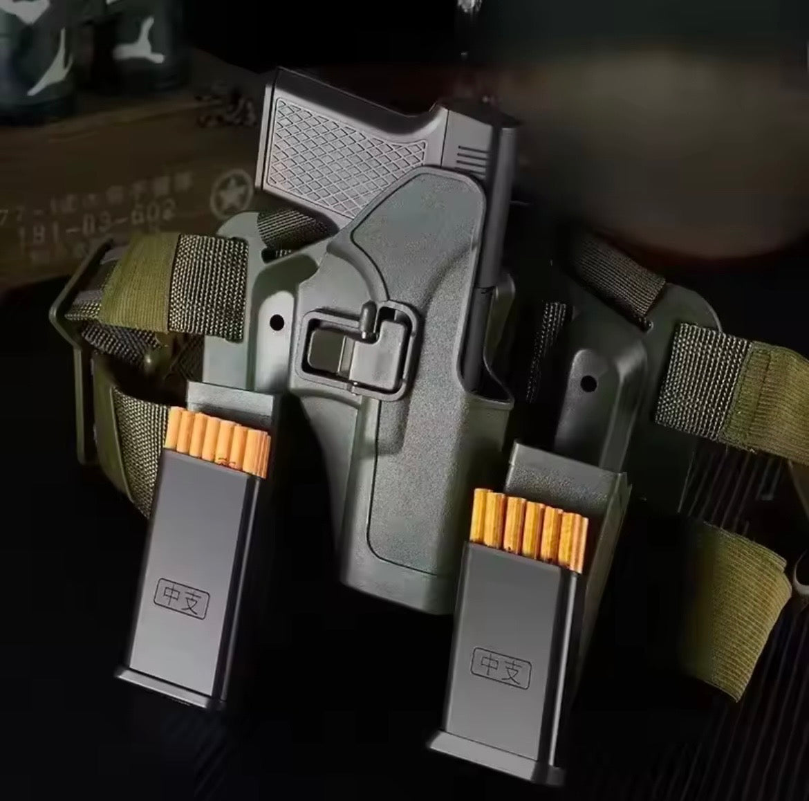 Soplete Pistola porta Cigarrillos 🚬 🔫